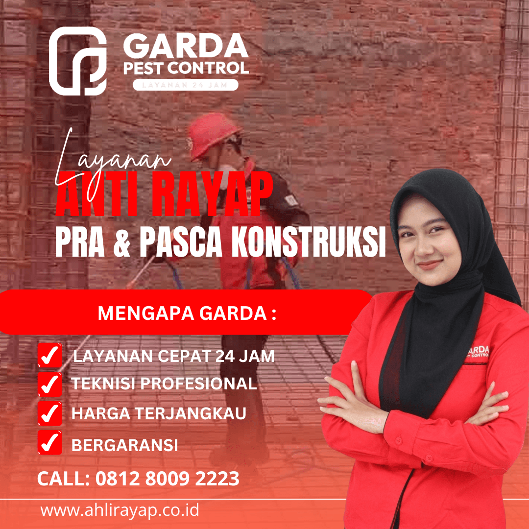 Jasa Suntik Rayap di Jakarta Barat Bergaransi Proses Cepat