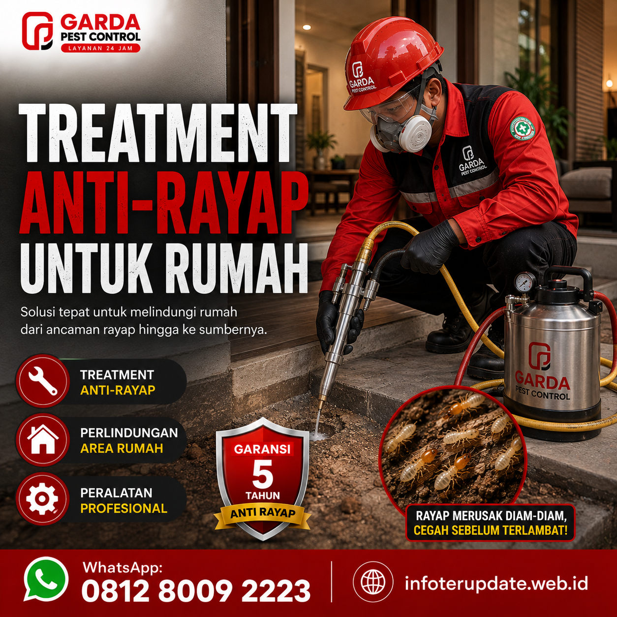 Tips Memilih Jasa Anti Rayap Bergaransi Resmi Agar Bangunan Terlindungi