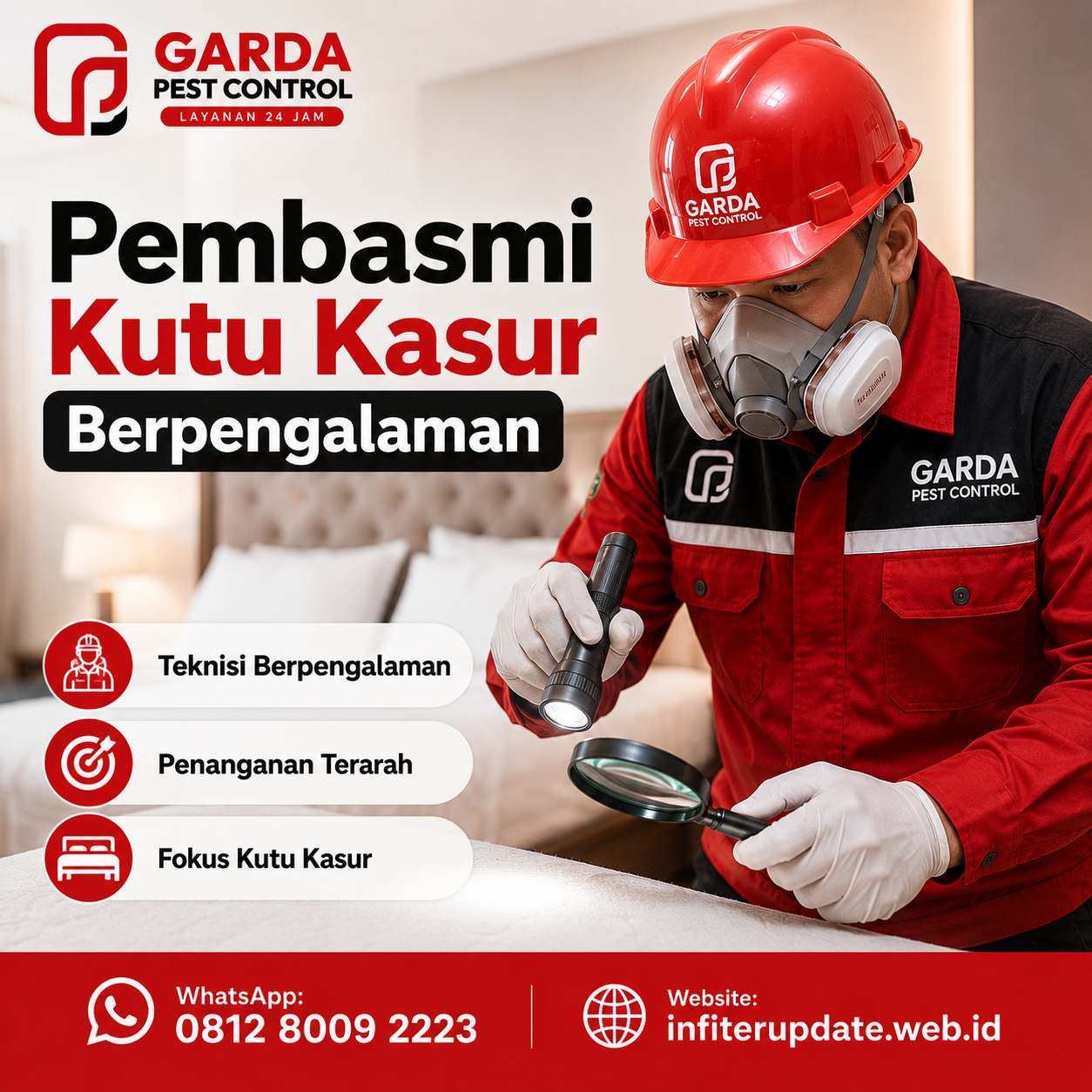 Ciri Ciri Keberadaan Kutu Busuk di Tempat Tidur