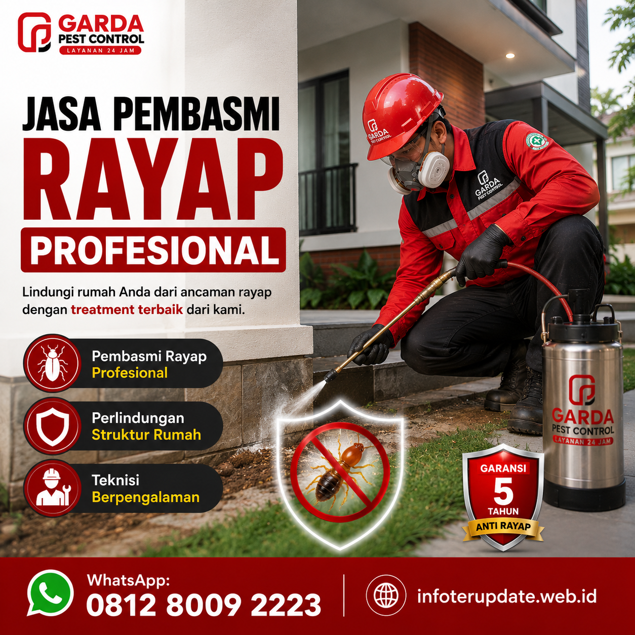 Jasa Suntik Rayap Pasca Konstruksi untuk Bangunan Lama: Panduan Biaya dan Metode Injeksi